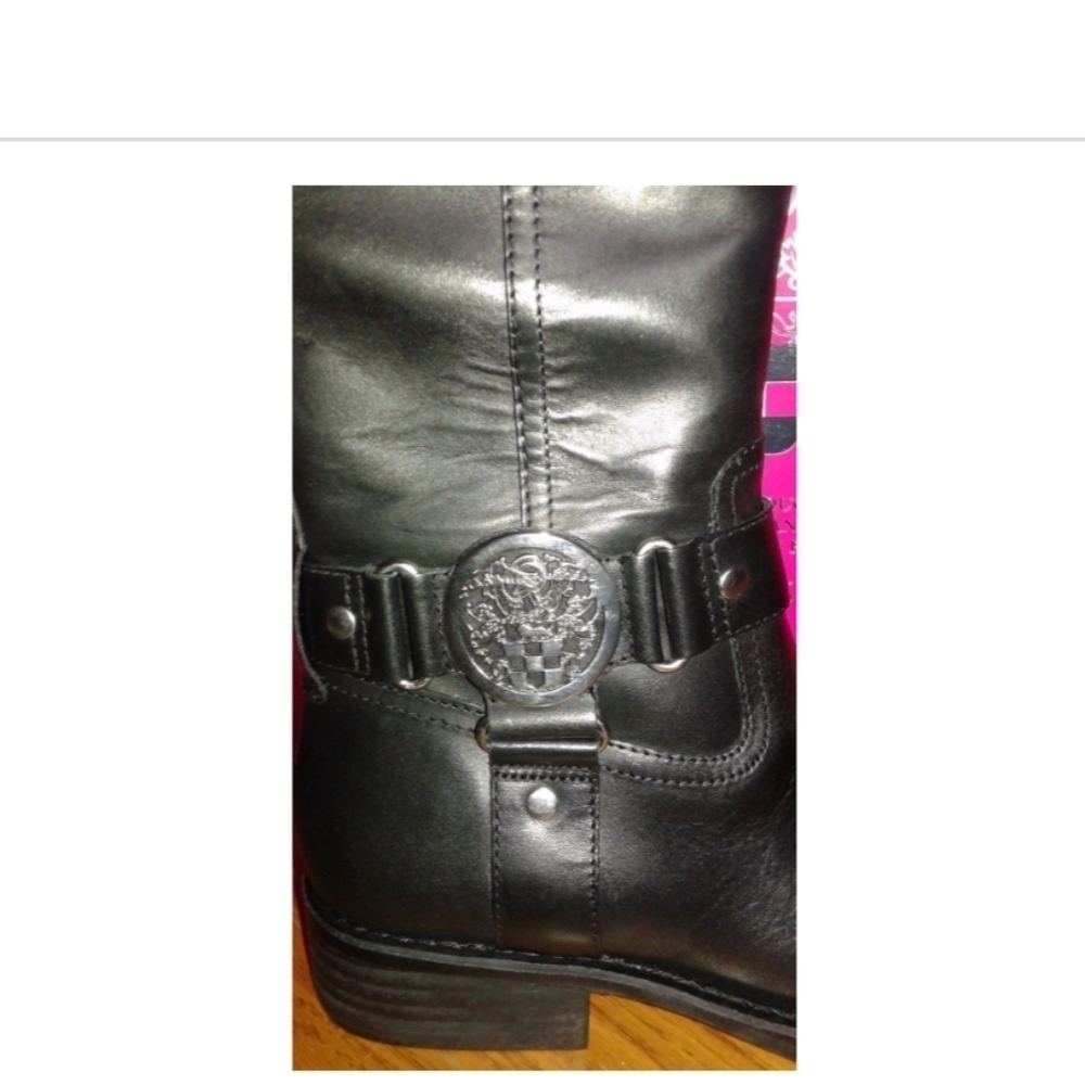 NEW VINCE CAMUTO EQUESTRIAN GENUINE LEATHER BOOTS SIZE 6 - Picture 4 of 8